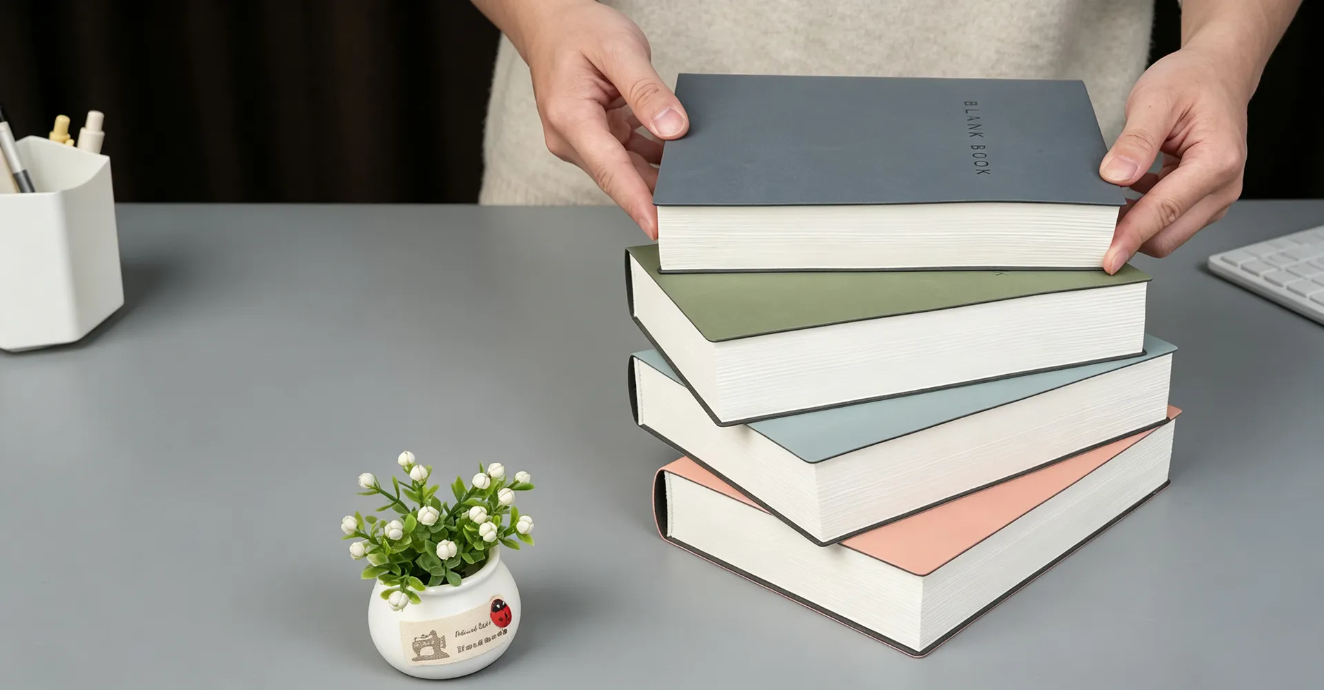 Buku Catatan Hardcover Bisnis Premium