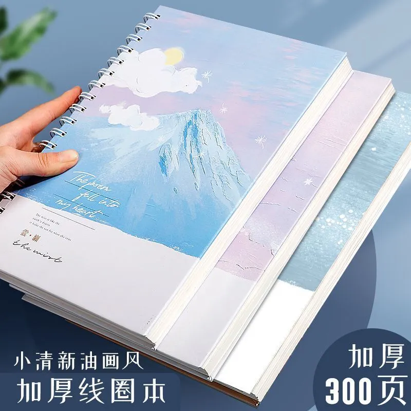 Buku Catatan Spiral Sampul Keras A4
