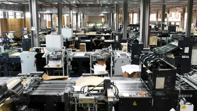 Notebook production facility detail