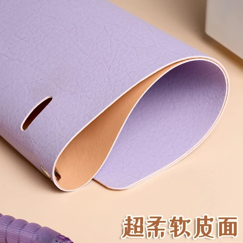 Loose Leaf Leather Business Notebook interior and cover